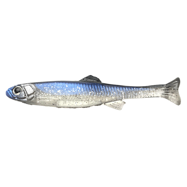 IMAKATSU HUDDLE SWIMMER ELASTOMER 2.4" (4 pcs/pack) #S-503 BLUE SMELT