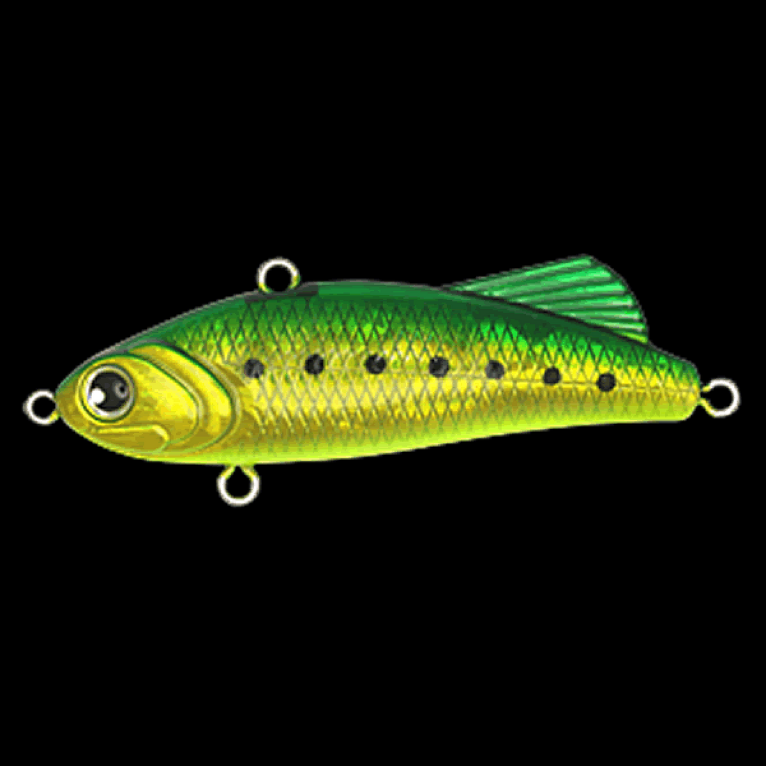 LONGIN FUNKEY DART 55 55mm : 11g SINKING GREEN GOLD IWASHI (SMASH) saltwater fishing lure