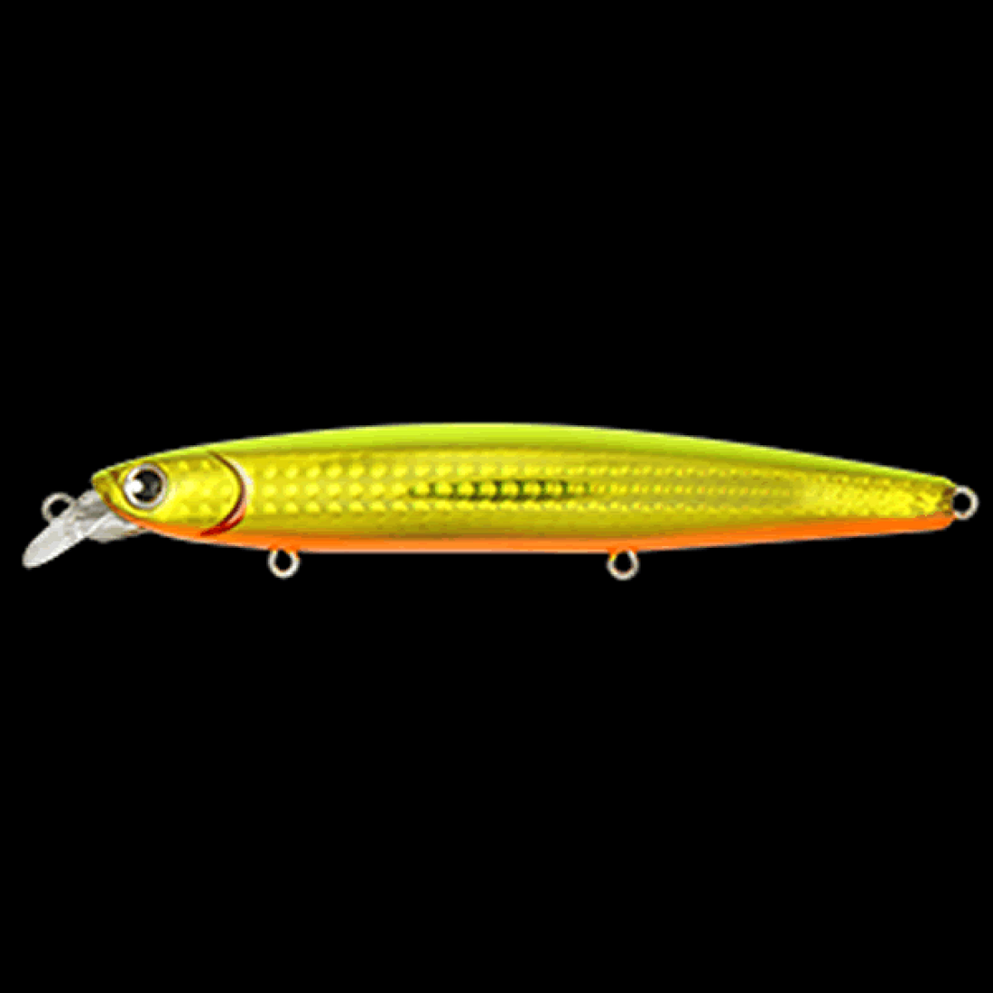 LONGIN HI-STANDARD 120S 120mm : 21g SINKING S078LN GOLD CHART saltwater fishing lure