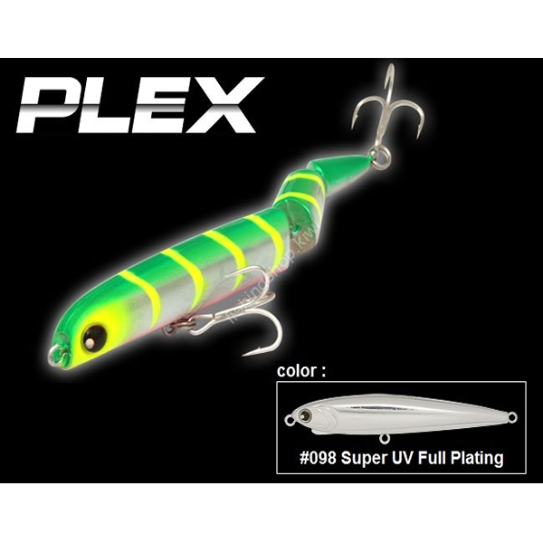 LONGIN PLEX 85mm : 10g Sinking 098MK SUPER UV FULL PLATING