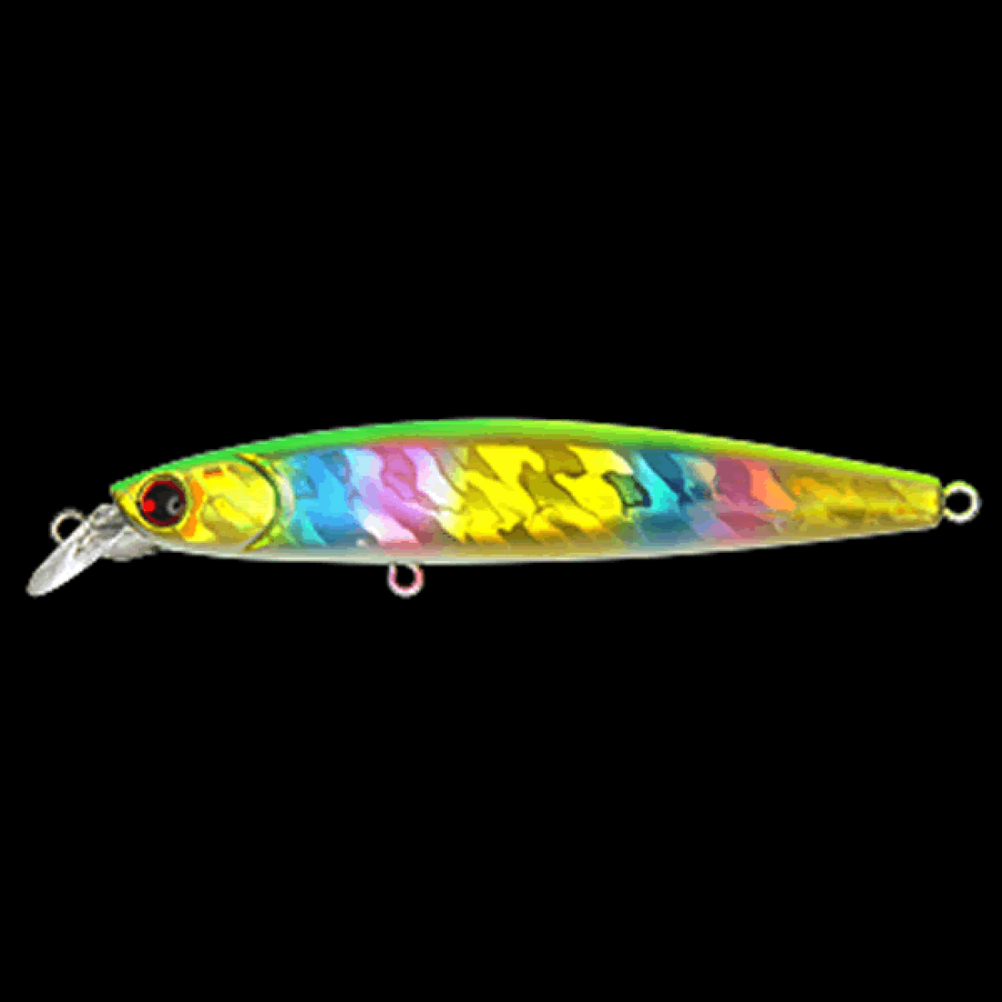 LONGIN HI-STANDARD 97S 97mm : 15g SINKING S027MG CHART GOLD GLOW CANDY(MAGMA)