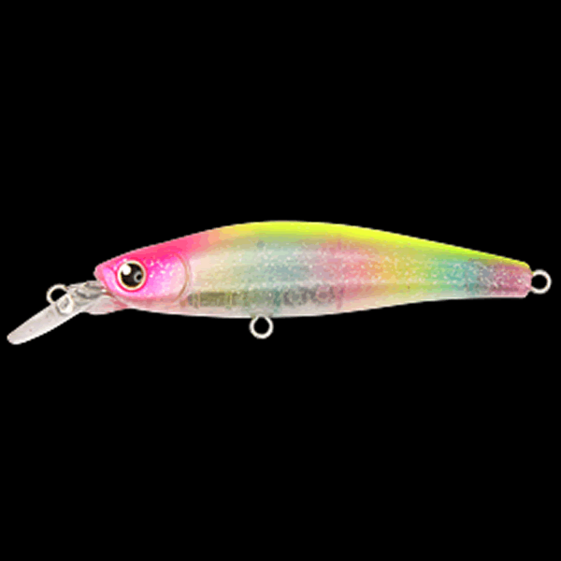LONGIN RUMBLE BEAT FLOATING 80mm : 11g FLOATING S067C PINK HEAD PEARL CANDY saltwater fishing lure
