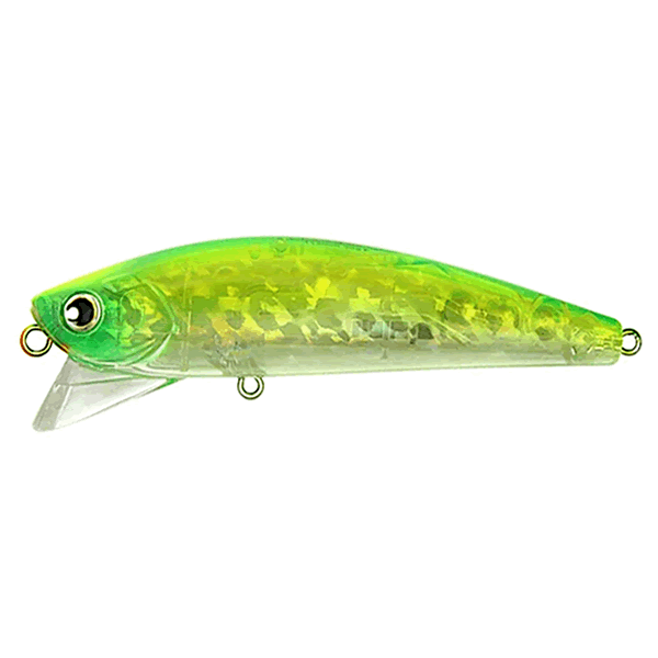 LONGIN WAKEYBOO 112S 112mm : 37g Sinking S094CM LIME CHART H CLEAR MAGMA ENGLISH saltwater fishing lure