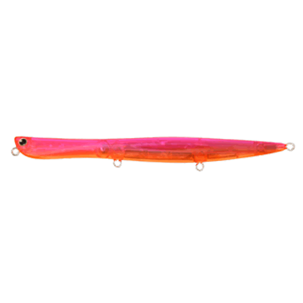 LONGIN PIXIS 130S 130mm : 18g SINKING S018CM PINK ORANGE（CLEAR MAGMA） saltwater fishing lure