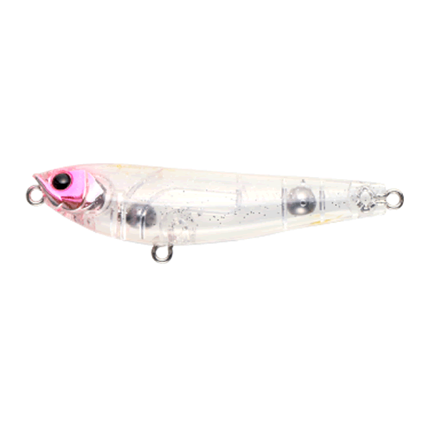 APIA ARGO 69 69mm : 8.5g Sinking #10 PEACH CLEAR RAME saltwater fishing lure