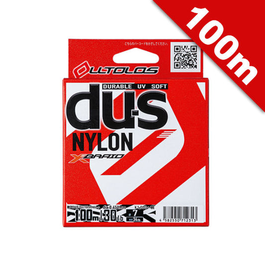 YGK XBRAID OLLTOLOS du-s NYLON #5 (20 lb) - 100m Nylon Green