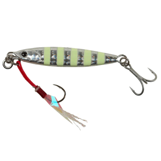 Galapagos SHORE METAL JIG 40g 80mm #01 ZEBRA GLOW