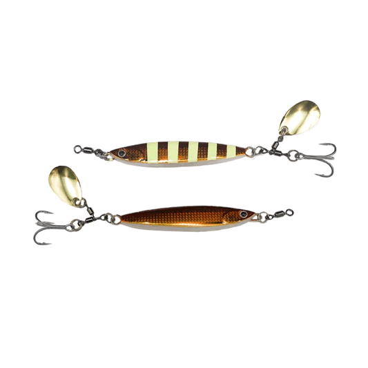 Galapagos SHORE METAL BLADE 40g 80mm #31 REAL ZEBRA RD GLD IWASHI