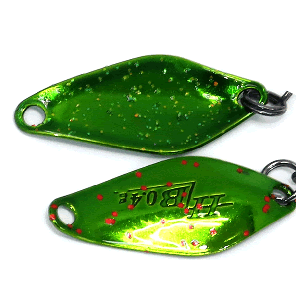 VALKEIN HI BURST 0.4g AJM9 METALLIC GREEN RED GLITTER/METALLIC GREEN HOLORIUM LAME