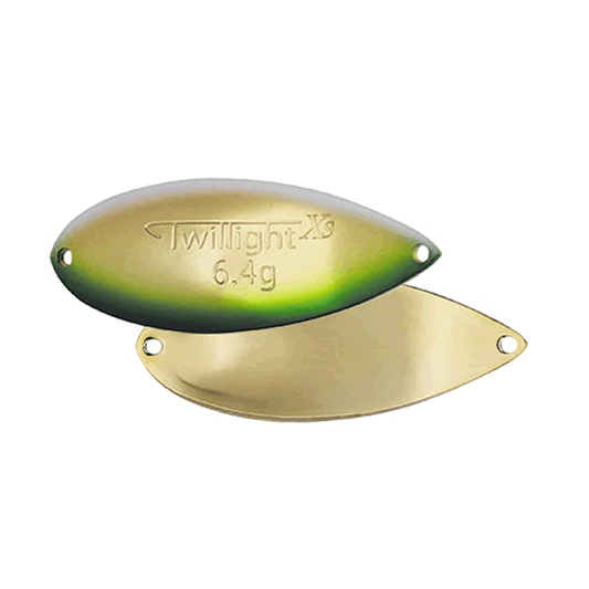 VALKEIN TWILIGHT XS 6.4g No.4 METALLIC GREEN WHITE/GOLD