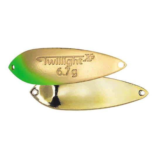 VALKEIN TWILIGHT XS 6.4g No.10 FLUORESCENT GREEN GOLD/GOLD