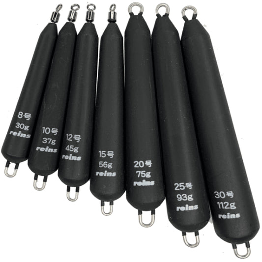 reins DEEP AJING SINKER #8 - 30g (1 pce/pack) MAT BLACK