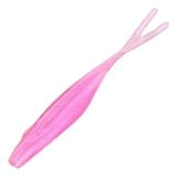reins AJI MATA SHAD 2.5" 62mm (10 pcs/pack) 206 UV PINK SIGH saltwater fishing lure