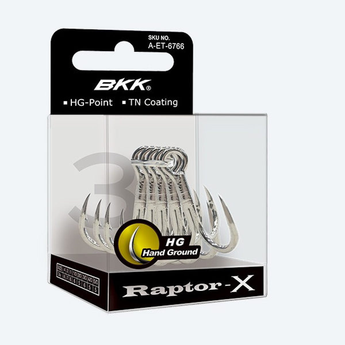BKK Raptor-X #3 (7pcs/pack) B-TIN