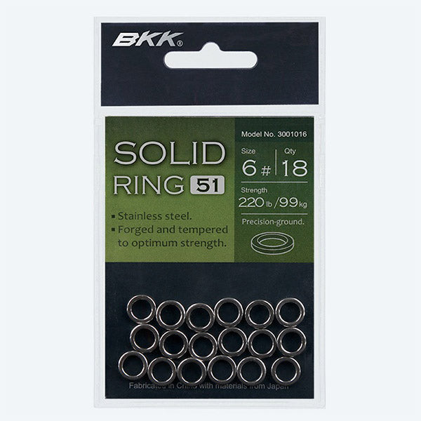 BKK SOLID RING-51 #6 (18 pcs/pack)