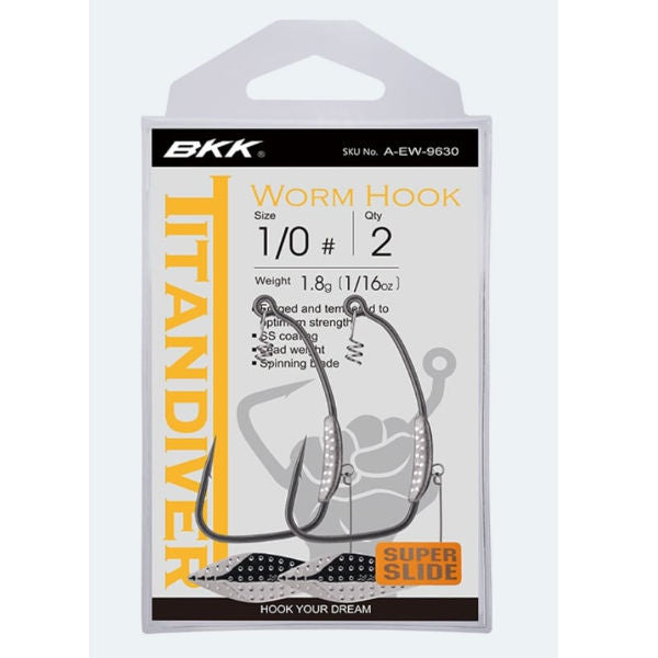 BKK TITAN DIVER #4/0 (2pcs/pack) F fishing terminal tackle
