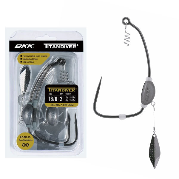 BKK TITAN DIVER+ #16/0 (2pcs/pack) F