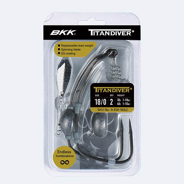 BKK TITAN DIVER+ #8/0 (2pcs/pack) F - Britannic Trade
