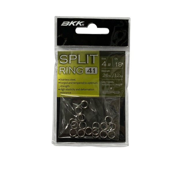BKK SPLIT RING-41 #0 (20 pcs/pack) fishing terminal tackle