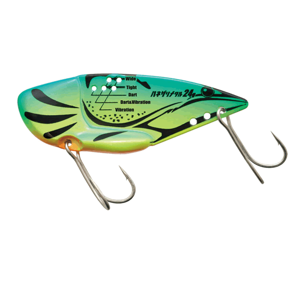 issei G.C. HANE-ZARIMETAL 63mm : 24g #01 MURAKAMI SHAD - Britannic Trade