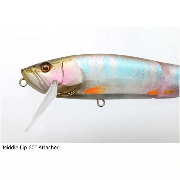 issei G.C. HUSS FLAT 180 MIDDLE LIP 60 CLEAR freshwater fishing lure — photo 2