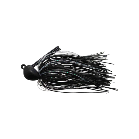 issei AK RUBBER JIG Jr. 7g #14 BLACK SHINER
