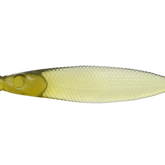 issei LIAR MINNOW FLAT SAKANA SAKANA 3.8" (7 pcs/pack) #70 AKAMATSU SECRET GREEN