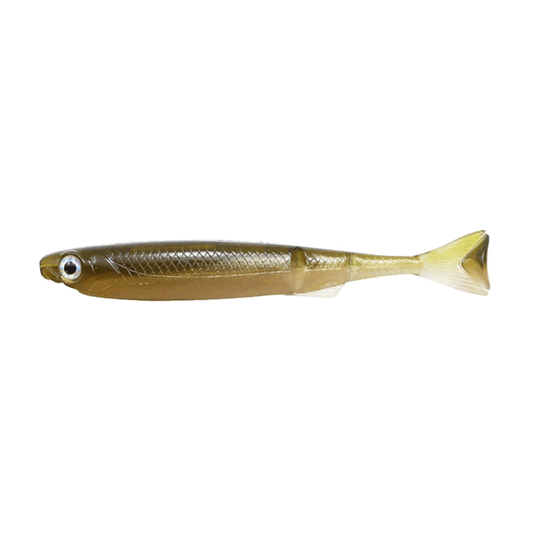 issei LIAR MINNOW 4" (6 pcs/pack) #72 AK SHAD (GOLD)
