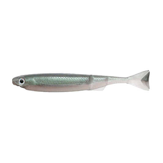 issei LIAR MINNOW 4" (6 pcs/pack) #73 AK SHAD (SILVER)