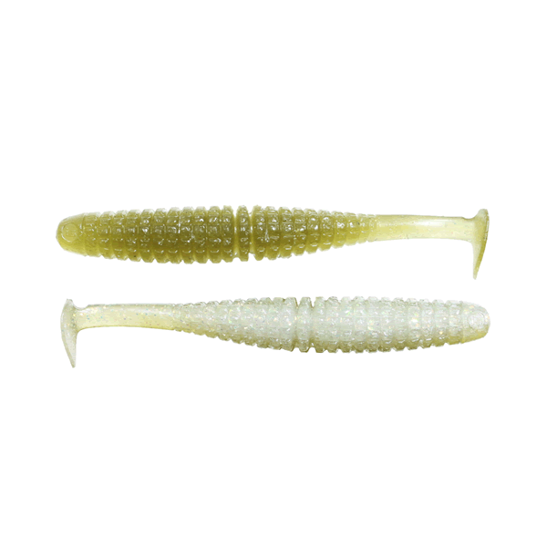 issei CARAMEL SHAD 3.5" (8 pcs/pack) #57 WEED SHAD