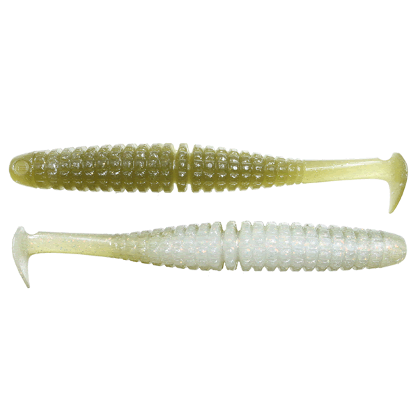 issei CARAMEL SHAD 5" (5 pcs/pack) #57 WEED SHAD