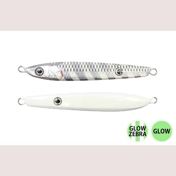 issei UMITARO NEKO METAL 100g #032 SILVER GLOW ZEBRA saltwater fishing lure