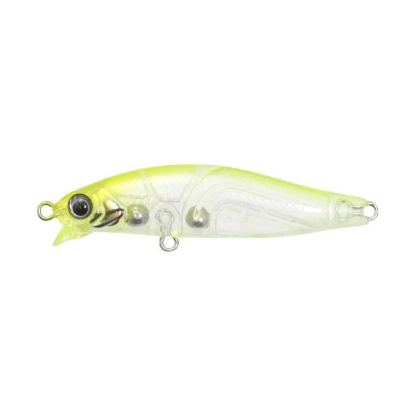 issei UMITARO AME MINNOW 48SR-SF 48mm : 2.3g Slow Floating #004 CHART BACK TAIL GLOW saltwater fishing lure