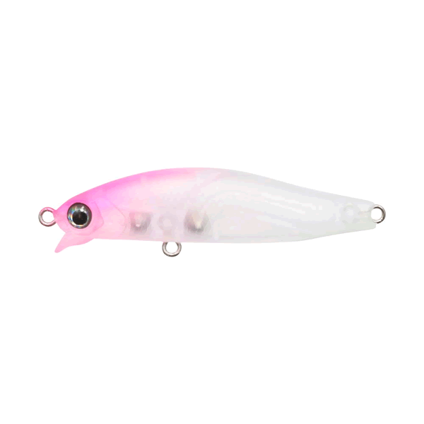 issei Ame Minnow 48SR-SF 48mm : 2.3g Slow Floating #008 PINK HEADTAIL GLOW