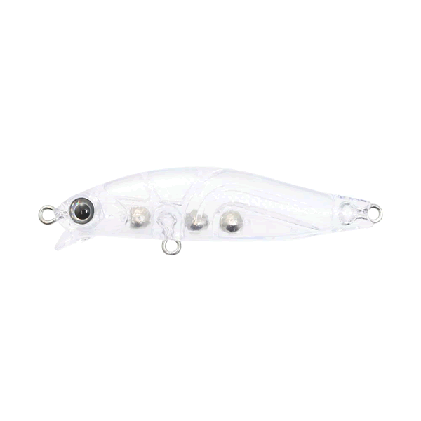 issei UMITARO AME MINNOW 48SR-SS 48mm : 2.7g Slow Sinking #001 CLEAR saltwater fishing lure
