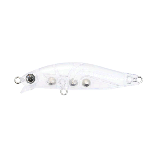 issei UMITARO AME MINNOW 48SR-SS 48mm : 2.7g Slow Sinking #001 CLEAR