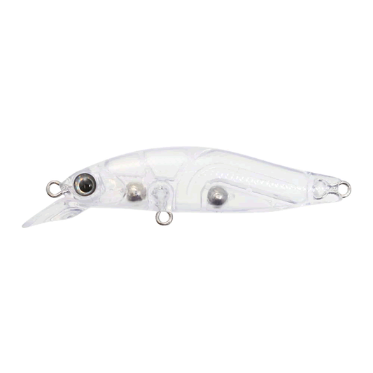 issei UMITARO AME MINNOW 48MR-SF 48mm : 2.3g Slow Froating #001 CLEAR