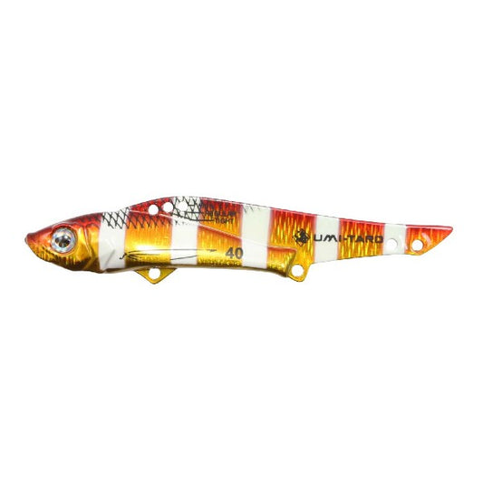 issei UMITARO SPEED SARDINE URUME VIB 40g 93mm : 40g #040 AKAKIN GLOW ZEBRA
