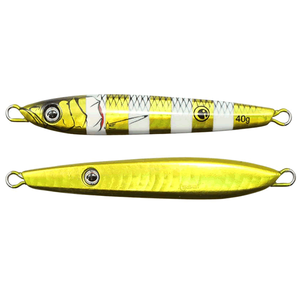 issei MITARO NEKO METAL BIWA MASU SP 50g #048 GOLD GLOW ZEBRA freshwater fishing lure