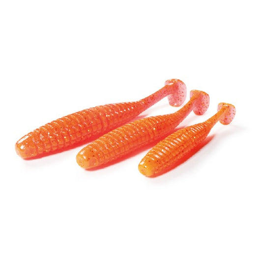 issei UMITARO CARAMEL SHAD 4" (5 pcs/pack) #057 ROCK FISH ORANGE