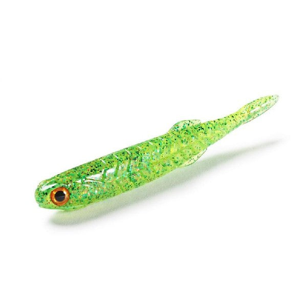 issei UMITARO KATAKUCHI WORM 4.5" (6 pcs/pack) #056 CHART GREEN GLITTER