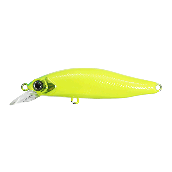 issei UMITARO AME MINNOW 48MR-SF 48mm : 2.3g Slow Froating #012 SOLID LIME CHART saltwater fishing lure