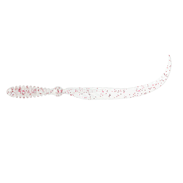 issei UMITARO SABIKI-TEKI 2.5" (12 pcs/pack) #002 CLEAR RED FLAKE saltwater fishing lure
