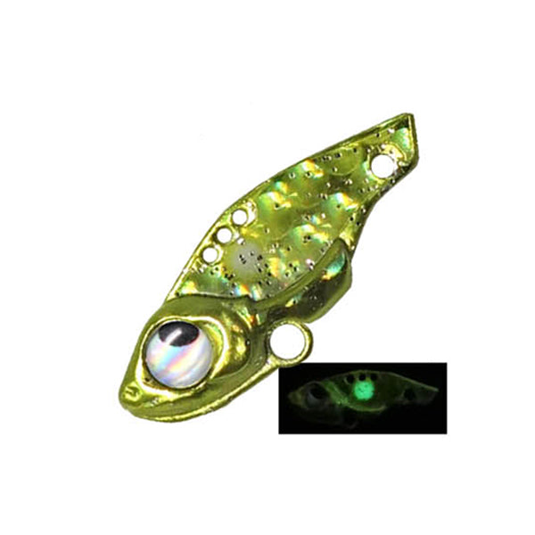 RUDIE'S GYOSHI VIBE 2g CHART SPOT GLOW saltwater fishing lure