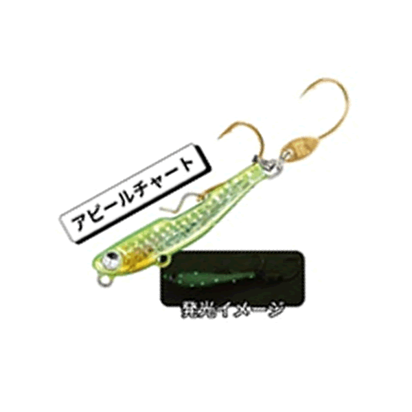 RUDIE'S GYOSHI METAL TSURANUKI 1.5g APPEAL CHART saltwater fishing lure