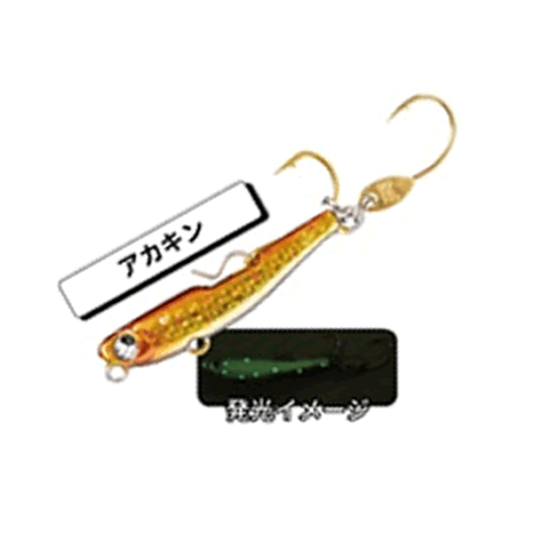 RUDIE'S GYOSHI METAL TSURANUKI 1.5g AKAKIN saltwater fishing lure