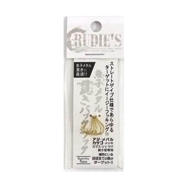 RUDIE'S GYOSHI METAL TSURANUKI BACK HOOK #9 (5 pcs/pack) GOLD - Britannic Trade