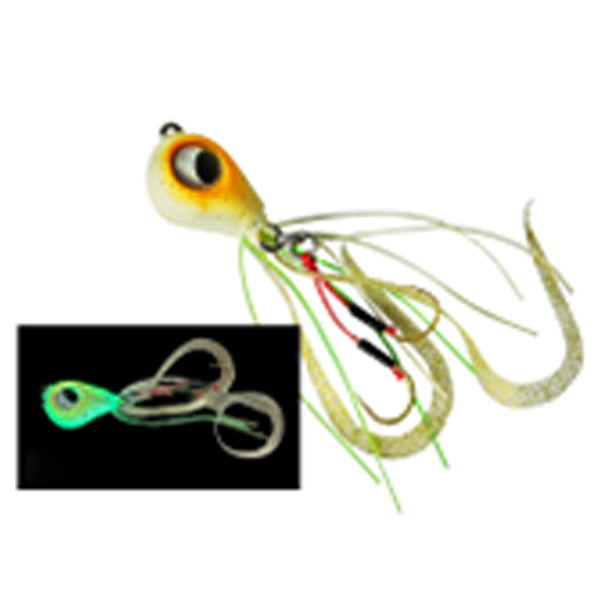 RUDIE'S GYOSHI RABA 7g GLOW saltwater fishing lure