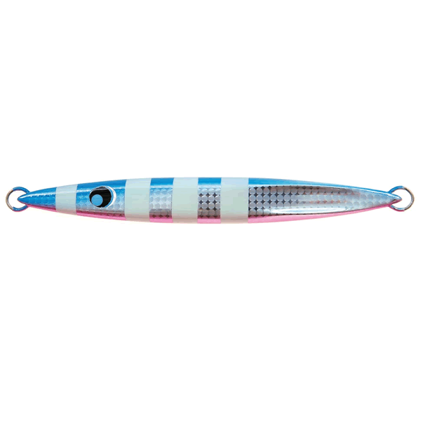 UROCO UROCO JIG 160g #007G BLUE&PINK ZEBRA GLOW saltwater fishing lure