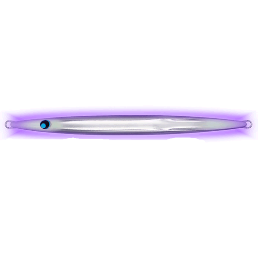 UROCO UROCO JIG 300g ALUMINUM UV #014GUV ALUMINUM SILVER DOUBLE END GLOW